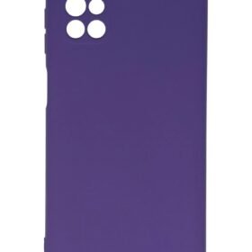 Samsung Galaxy M51 Kılıf Nano içi Kadife Silikon - Mor-(5796)