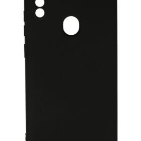 Samsung Galaxy A11 Kılıf Nano içi Kadife Silikon - Siyah-(5796)