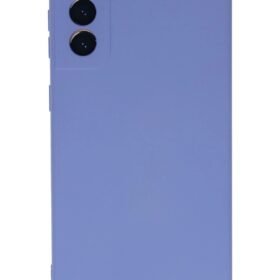 Samsung Galaxy S21 Plus Kılıf Nano içi Kadife Silikon - Lila-(5796)