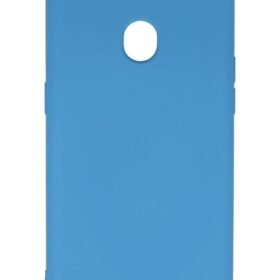 Oppo A12 Kılıf Nano içi Kadife Silikon - Mavi-(5796)