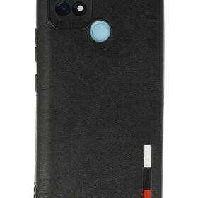 Realme C21 Kılıf Loop Deri Silikon - Siyah-(5796)