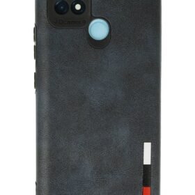 Realme C21 Kılıf Loop Deri Silikon - Lacivert-(5796)