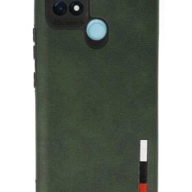 Realme C21 Kılıf Loop Deri Silikon - Yeşil-(5796)