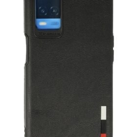 Oppo A54 4G Kılıf Loop Deri Silikon - Siyah-(5796)