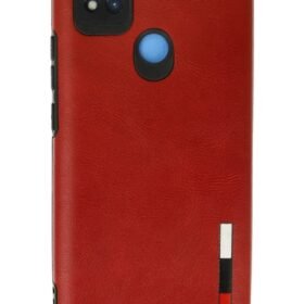 Xiaomi Redmi 9C Kılıf Loop Deri Silikon - Kırmızı-(5796)