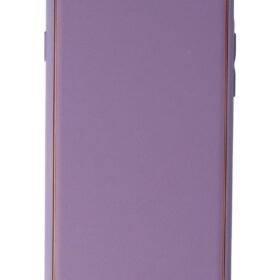 iPhone 7 Kılıf Coco Deri Silikon Kapak - Lila-(5796)