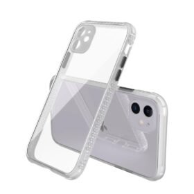 iPhone 12 Kılıf Miami Şeffaf Silikon - Şeffaf-(5796)