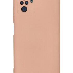 Xiaomi Redmi Note 10 Kılıf Nano içi Kadife Silikon - Pudra-(5796)