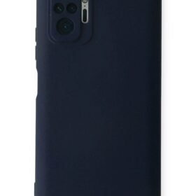 Xiaomi Redmi Note 10 Pro Kılıf Nano içi Kadife Silikon - Lacivert-(5796)