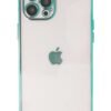 iPhone 12 Pro Kılıf Lensli Silikon - Yeşil-(5796)