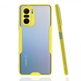 Xiaomi Poco F3 Kılıf Platin Silikon - Sarı-(5796)
