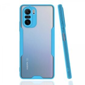 Xiaomi Poco F3 Kılıf Platin Silikon - Mavi-(5796)