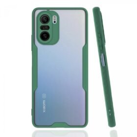 Xiaomi Poco F3 Kılıf Platin Silikon - Yeşil-(5796)
