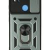 Xiaomi Redmi 9C Kılıf Pars Lens Yüzüklü Silikon - Yeşil-(5796)