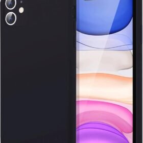 iPhone 11 Kılıf First Silikon - Siyah-(5796)