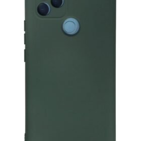 General Mobile GM 21 Kılıf Nano içi Kadife Silikon - Koyu Yeşil-(5796)