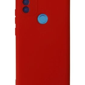 General Mobile GM 21 Plus Kılıf Nano içi Kadife Silikon - Kırmızı-(5796)