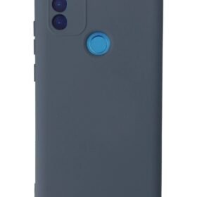 General Mobile GM 21 Plus Kılıf Nano içi Kadife Silikon - Gri-(5796)