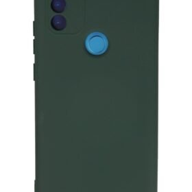 General Mobile GM 21 Plus Kılıf Nano içi Kadife Silikon - Koyu Yeşil-(5796)