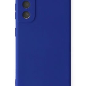 Samsung Galaxy S21 FE Kılıf First Silikon - Lacivert-(5796)