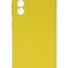 Samsung Galaxy S21 FE Kılıf Nano içi Kadife Silikon - Sarı-(5796)