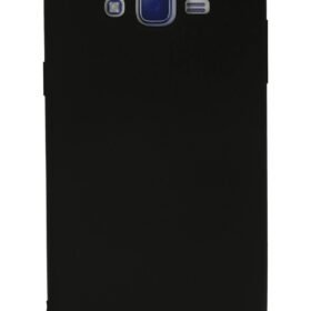Samsung Galaxy J7 Kılıf Nano içi Kadife Silikon - Siyah-(5796)