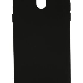 Samsung Galaxy J7 Pro / J730 Kılıf Nano içi Kadife Silikon - Siyah-(5796)