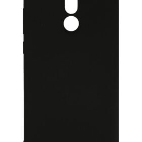 Huawei Mate 10 Lite Kılıf Nano içi Kadife Silikon - Siyah-(5796)