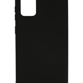 Samsung Galaxy S20 Plus Kılıf Nano içi Kadife Silikon - Siyah-(5796)