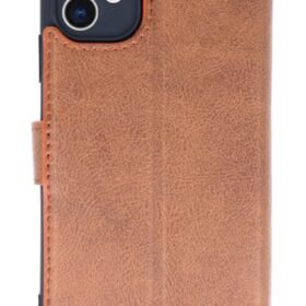 iPhone 11 Kılıf Trend S Plus Kapaklı Kılıf - Taba-(5796)