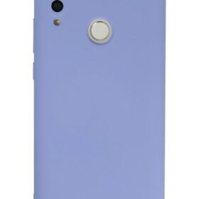 Huawei P Smart 2019 Kılıf Nano içi Kadife Silikon - Lila-(5796)
