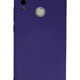 Huawei P Smart 2019 Kılıf Nano içi Kadife Silikon - Mor-(5796)