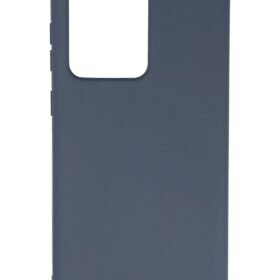 Samsung Galaxy S20 Ultra Kılıf Nano içi Kadife Silikon - Gri-(5796)