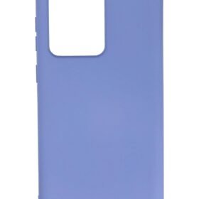 Samsung Galaxy S20 Ultra Kılıf Nano içi Kadife Silikon - Lila-(5796)