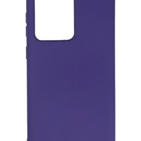 Samsung Galaxy S20 Ultra Kılıf Nano içi Kadife Silikon - Mor-(5796)