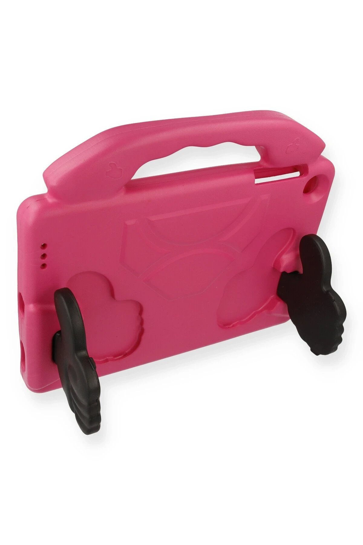 Samsung Galaxy T220 Tab A7 Lite 8.7 Kılıf Like Stantlı Tablet Silikon - Pembe-(5796) - Görsel 3