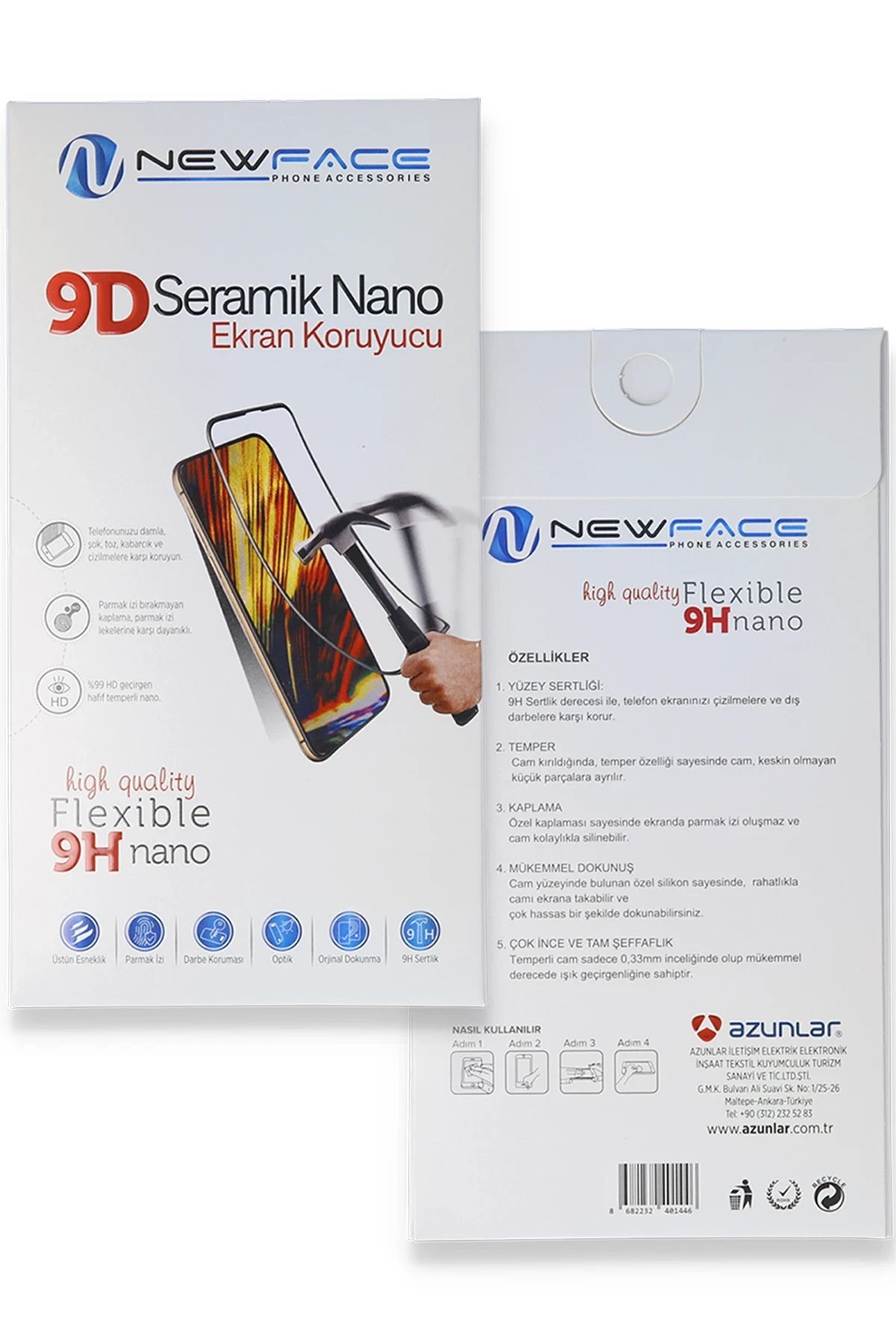 iPhone 13 Mini Seramik Nano Ekran Koruyucu-(5796)