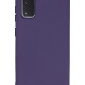 Samsung Galaxy S20 Kılıf Nano içi Kadife Silikon - Mor-(5796)