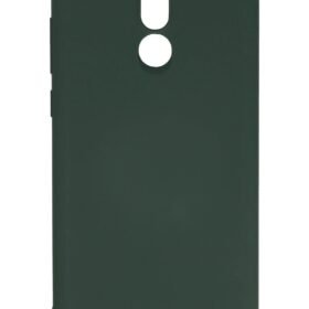 Huawei Mate 10 Lite Kılıf Nano içi Kadife Silikon - Koyu Yeşil-(5796)