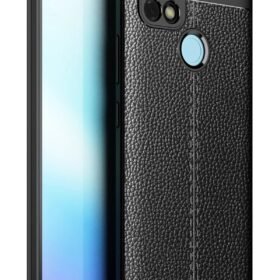 Realme C25 Kılıf Auto Focus Kapak - Siyah-(5796)