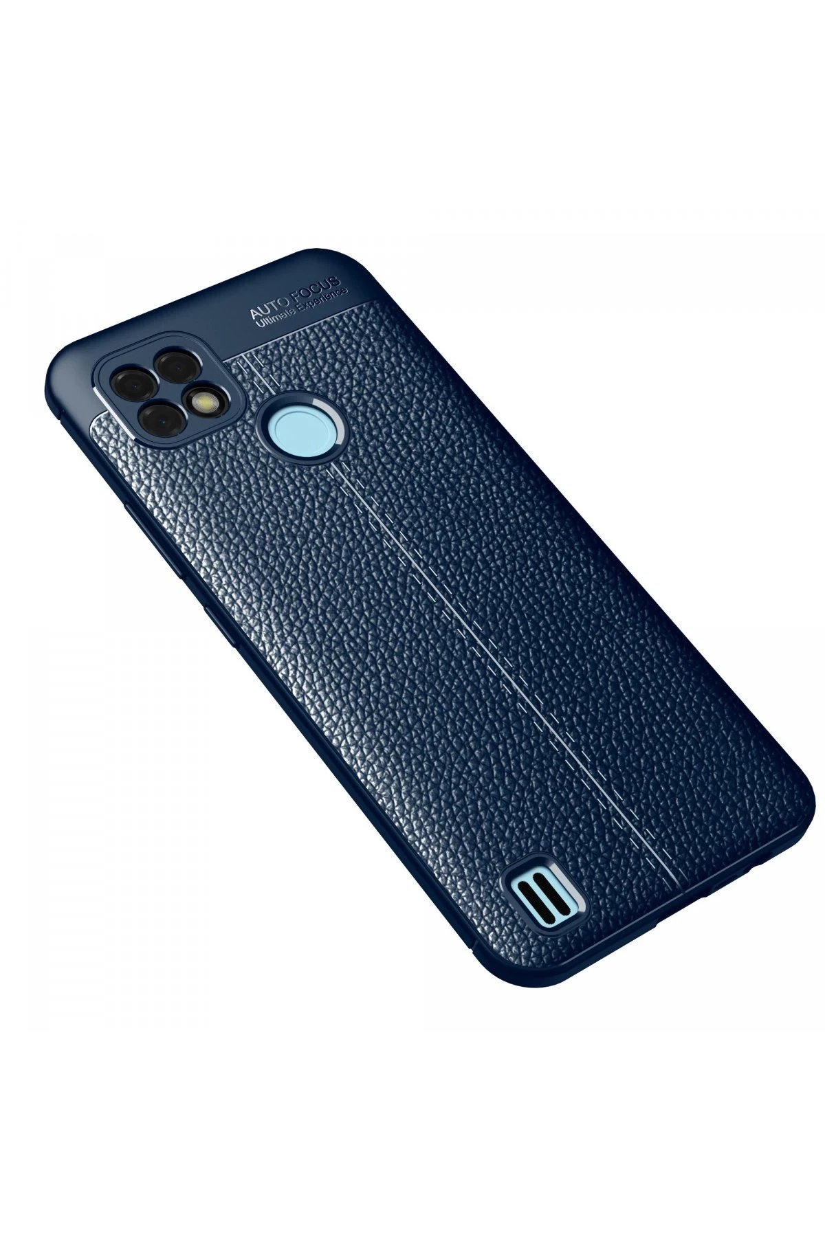 Realme C25 Kılıf Auto Focus Kapak - Lacivert-(5796) - Görsel 2