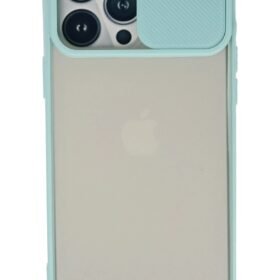 iPhone 13 Pro Max Kılıf Palm Buzlu Kamera Sürgülü Silikon uaz-(5796)
