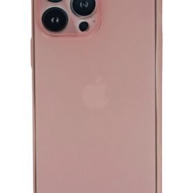 iPhone 13 Pro Kılıf PP Ultra İnce Kapak - Pembe-(5796)