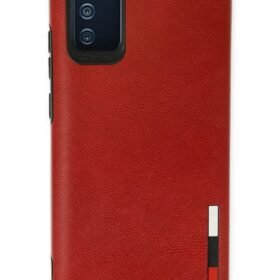 Samsung Galaxy A03S Kılıf Loop Deri Silikon - Kırmızı-(5796)