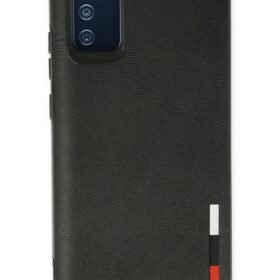 Samsung Galaxy A03S Kılıf Loop Deri Silikon - Siyah-(5796)