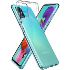 Samsung Galaxy A03S Kılıf Lüx Şeffaf Silikon-(5796)