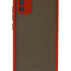 Samsung Galaxy A03S Kılıf Montreal Silikon Kapak - Kırmızı-(5796)
