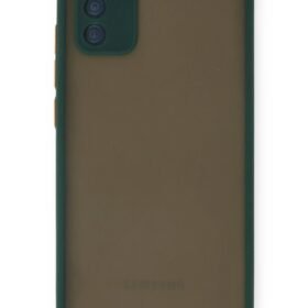 Samsung Galaxy A03S Kılıf Montreal Silikon Kapak - Yeşil-(5796)