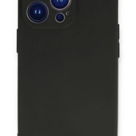 iPhone 13 Pro Max Kılıf First Silikon - Siyah-(5796)