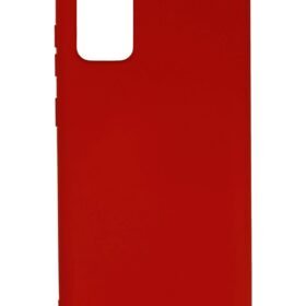 Samsung Galaxy S20 Plus Kılıf Nano içi Kadife Silikon - Kırmızı-(5796)